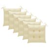 vidaXL Chaises pliables d'ext&eacute;rieur lot de 6 et coussins Bois d'acacia