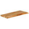 vidaXL Dessus de table à bord vivant 90x30x2,5 cm bois massif manguier