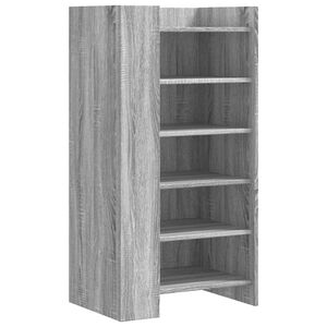vidaXL Armoire &agrave; chaussures sonoma gris 52x37,5x100 cm