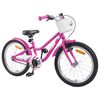 vidaXL V&eacute;lo pour Enfants 18 Pouces pour les 5-7 ans Rose fonc&eacute;