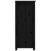 vidaXL Buffet Noir 83x41,5x100 cm Bois massif de pin