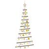 vidaXL Arbre de No&euml;l suspendu avec boules 150 cm 80 LED Multicolore