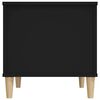 vidaXL Table basse Noir 60x44,5x45 cm Bois d'ingénierie