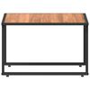 vidaXL Table basse Noir et Marron 55 x 55 x 35 cm