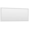 vidaXL Miroir de salle de bain Blanc 90x1,5x37 cm Aggloméré