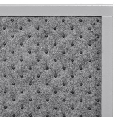 Radiateur panneau infrafouge métal Gris clair 400 W 82 x 55 x 2,5 cm