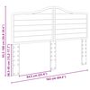 vidaXL T&ecirc;te de lit Blanc 160 cm Bois d'ing&eacute;nierie