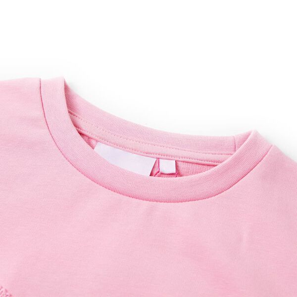 Sweatshirt pour enfants rose 128