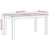 vidaXL Table basse Marron 90 x 50 x 45.5 cm Bois de teck solide