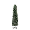vidaXL Sapin de No&euml;l artificiel Vert 180 cm PVC et acier et plastique