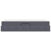 vidaXL Lit avec rangement et matelas Gris fonc&eacute; 90 x 190 cm Velours