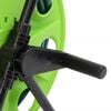vidaXL Chariot enrouleur vert avec tuyau de 30 m PVC
