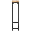 vidaXL Table console avec &eacute;tag&egrave;re Ch&ecirc;ne artisanal 75 x 19,5 x 75 cm