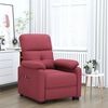 vidaXL Fauteuil Rouge bordeaux Tissu