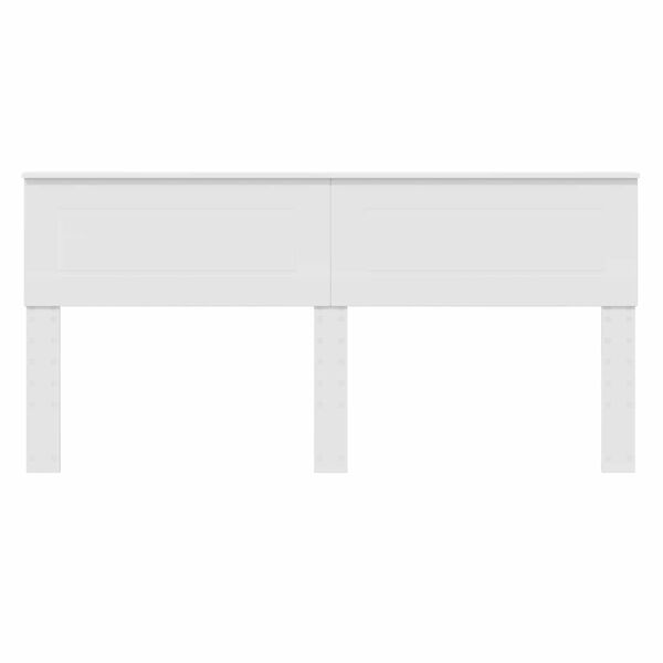 vidaXL T&ecirc;te de lit Blanc 200 cm Bois d'ing&eacute;nierie