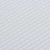 vidaXL Matelas Blanc et Gris 90 x 190 cm Tissu jacquard