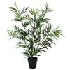 vidaXL Arbre en Bambou Artificiel Vert 90 x 14 x 80 cm Tissu et Bambou
