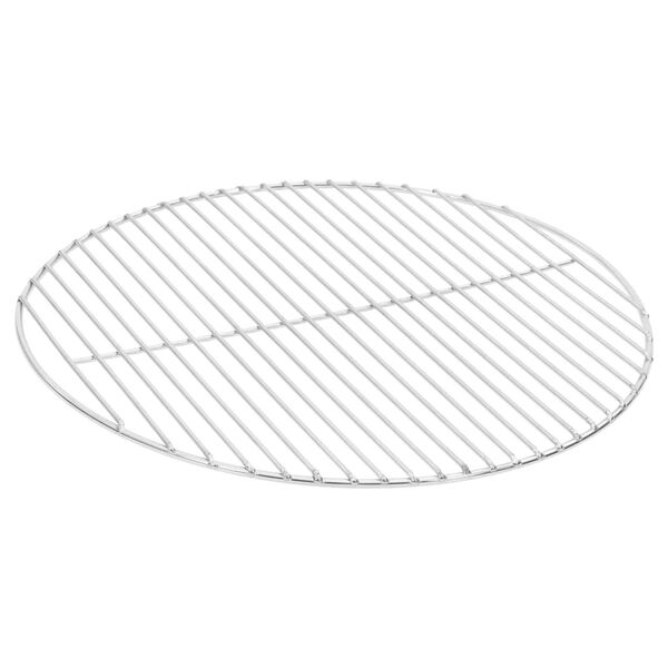 vidaXL Grille de barbecue ronde &Oslash;47 cm acier inoxydable 304