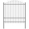 vidaXL Cl&ocirc;ture de jardin 5 pcs Gris 170 x 215 cm