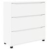 vidaXL Armoire de rangement Blanc 80 x 31 x 81 cm Bois d'ingénierie