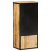 vidaXL Armoire de salle de bain 40x27x90cm bois massif manguier et fer
