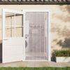 vidaXL Rideau de porte transparent 200 mmx1,6 mm 25 m PVC