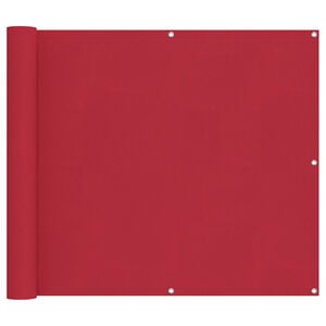vidaXL &Eacute;cran de balcon Rouge 100 x 400 cm Tissu Oxford