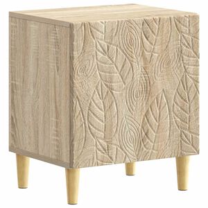 vidaXL Table de chevet Ch&ecirc;ne Sonoma 43 x 34,5 x 50 cm