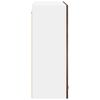 vidaXL Armoire suspendue Ch&ecirc;ne fum&eacute; 80 x 31 x 80 cm Bois d'ing&eacute;nierie