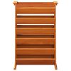 vidaXL Jardini&egrave;re de plantes aromatiques 6 niveaux bois de pin massif