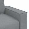 vidaXL Canap&eacute; Fauteuil Gris Clair 100x78x84 cm Tissu