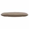 vidaXL Coussin de Dos Taupe 120 x 50 cm Tissu en microfibre