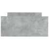 vidaXL Cadre de lit sans matelas gris b&eacute;ton 90x200 cm