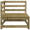 vidaXL Canap&eacute; d'angle de jardin 70x70x67 cm bois de pin impr&eacute;gn&eacute;
