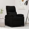 vidaXL Fauteuil inclinable Noir Tissu
