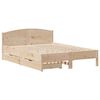 vidaXL Cadre de lit sans matelas 120x200 cm bois de pin massif
