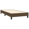 vidaXL Sommier &agrave; lattes de lit avec matelas Marron fonc&eacute; 100x200 cm