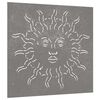 vidaXL D&eacute;coration murale jardin 55x55 cm acier corten design du soleil