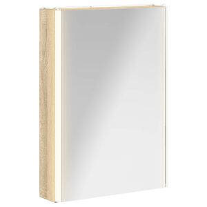 vidaXL Armoire Miroir de Salle de Bain Ch&ecirc;ne Sonoma