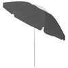 vidaXL Parasol de plage anthracite 240 cm