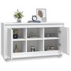 vidaXL Buffet blanc 102x35x60 cm bois d'ing&eacute;nierie