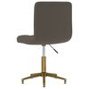 vidaXL Chaises pivotantes &agrave; manger lot de 4 gris fonc&eacute; velours