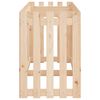 vidaXL Lit sur&eacute;lev&eacute; de jardin design de cl&ocirc;ture 200x50x70cm pin massif