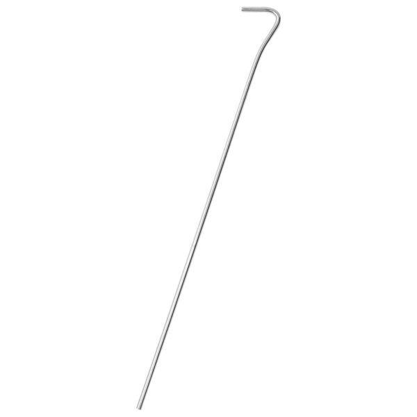 vidaXL Piquets de tente 25 pcs 30 cm Ø4 mm acier galvanisé