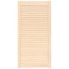 vidaXL Porte d'armoire &agrave; persiennes 99,3x49,4 cm bois de pin massif