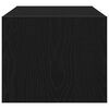 vidaXL Meuble TV ch&ecirc;ne noir 60x31x25,5 cm bois d'ing&eacute;nierie