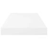 vidaXL &Eacute;tag&egrave;re murale flottante 4 pcs Blanc brillant 50x23x3,8 cm MDF