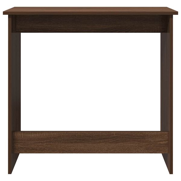 vidaXL Bureau chêne marron 80x40x75 cm bois d'ingénierie