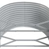 vidaXL Lit surélevé de jardin Acier enduit de poudre 507x100x68cm gris