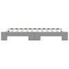 vidaXL Lit de jour avec gigogne sans matelas gris clair 90x200 cm